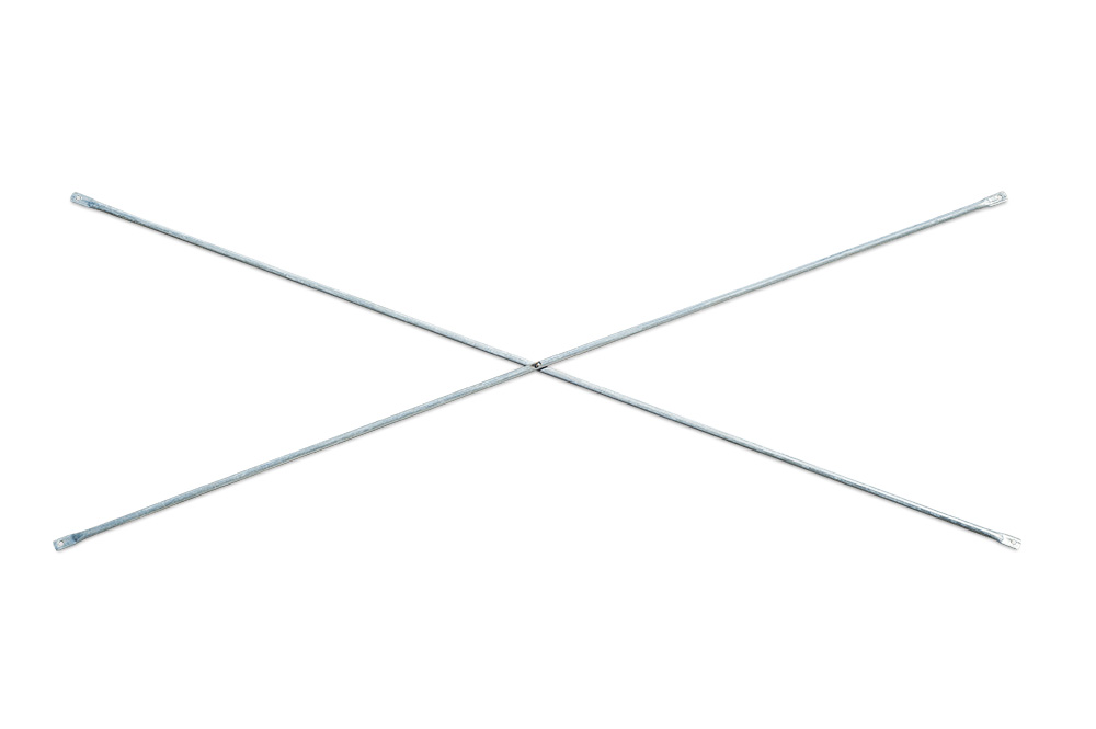 Диагональ сдвоенная для рамных лесов 3 м комплект 2 шт. фото 1