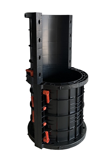 Пластиковая опалубка колонн GEOTUB Geoplast колонна круглая 3,0 м, диаметр 700 мм фото 2