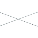 Диагональ сдвоенная для рамных лесов 3 м комплект 2 шт. фото 1