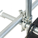 Поперечина к стене для хомутовых лесов оцинкованная 2,0 м (комплект 5 шт.) фото 2