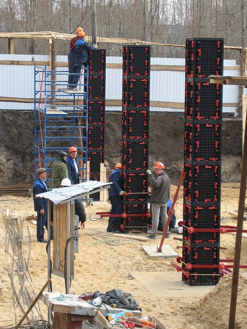 Пластиковая опалубка колонн GEOTUB Panel Geoplast колонна квадратная 3,0 м, сечение 500 мм фото 6