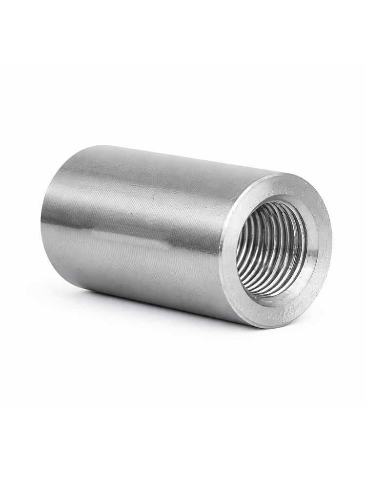 Муфта с цилиндрической резьбой для стыковки арматуры 28 мм фото 2