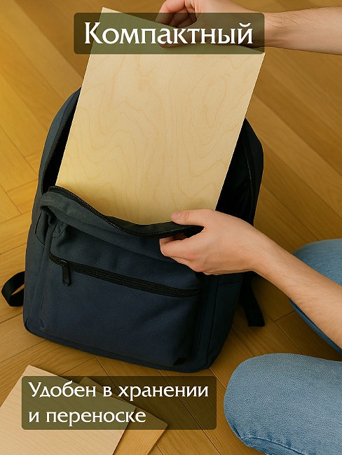 Фанера Промышленник 710х620х10мм, береза, упаковка 1 шт фото 3