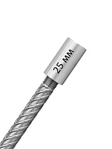 Купить Муфта с цилиндрической резьбой для стыковки арматуры 25 мм