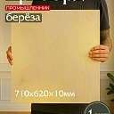 Фанера Промышленник 710х620х10мм, береза, упаковка 1 шт фото 1