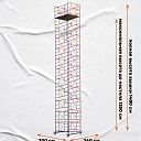 Вышка-тура TeaM ВСП 2.0х2.0, 14.8 м фото 3