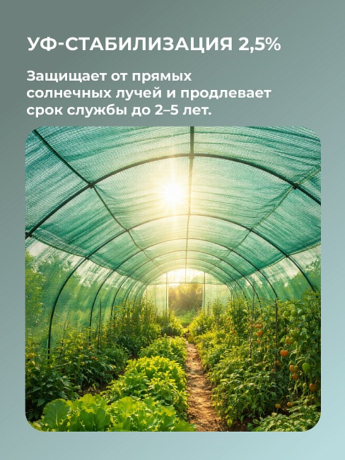 Сетка фасадная затеняющая Промышленник зеленая 30-35% 6х100 м фото 7