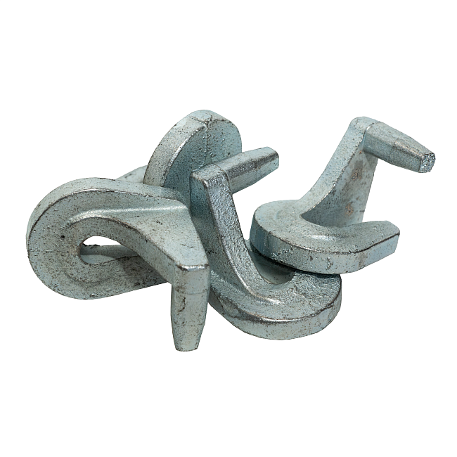 Замок кованный оцинкованный для опалубки Промышленник ударный фото 4