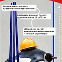 Гладилка по бетону TeaM 0,6 м (со сборной ручкой 5,7м) фото 4