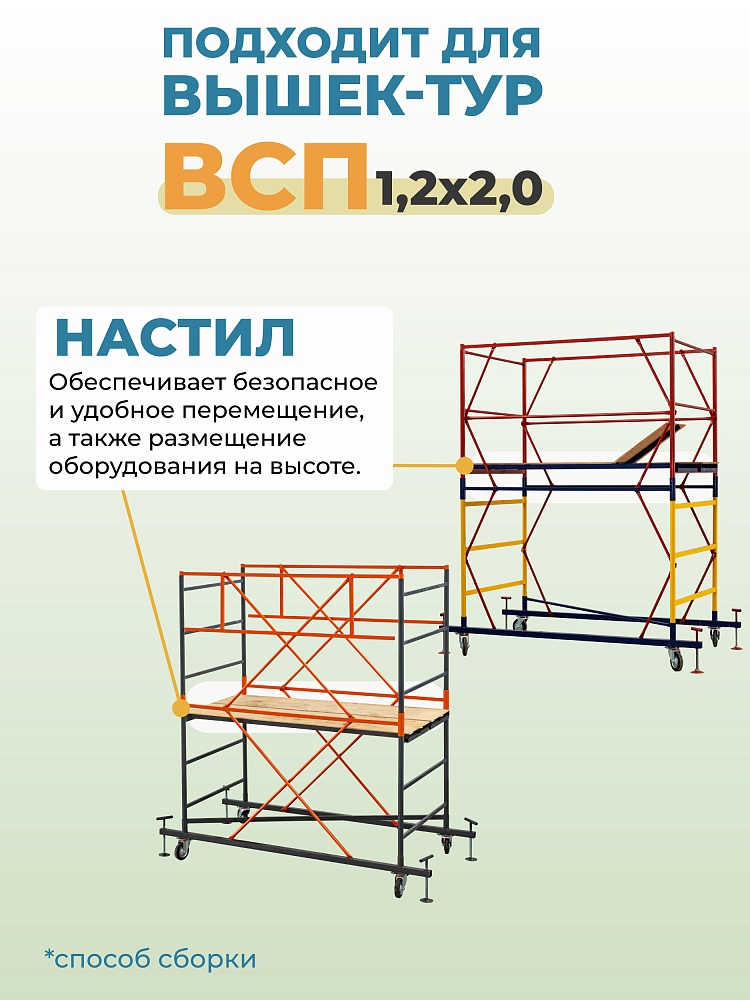 Настил с люком вышки-туры Промышленник ВСП-250/1,2 фото 2