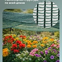 Сетка фасадная затеняющая Промышленник зеленая 30-35% 4х10 м фото 5