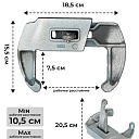 Замок для опалубки Промышленник клиновой оцинкованный фото 6
